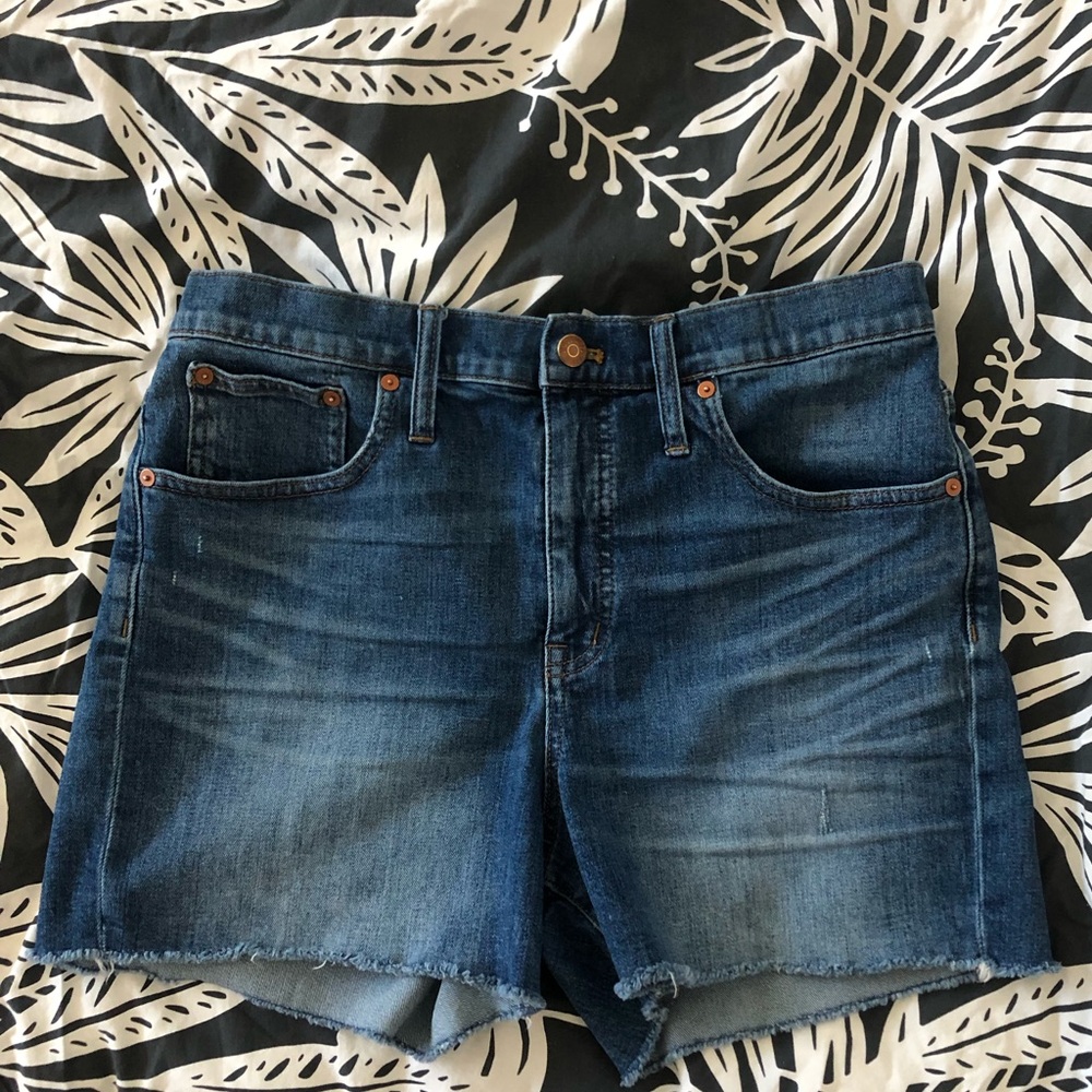 Madewell High Rise Denim Shorts